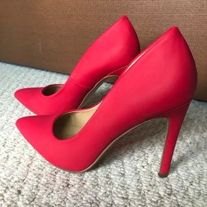 Red Pointed Toe Stilettos